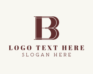 Letter B - Professional Firm Letter B logo design