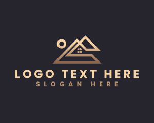 Roof - House Roofing Property logo design