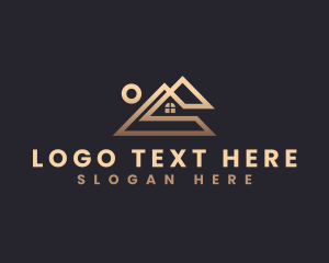 Roofing - House Roofing Property logo design