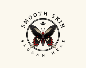 Beauty Butterfly Wings logo design