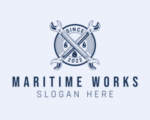 Wrench Tool Maintenance logo design