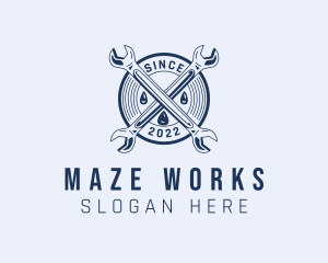 Wrench Tool Maintenance logo design