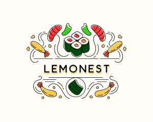 Oriental - Oriental Sushi Restaurant logo design