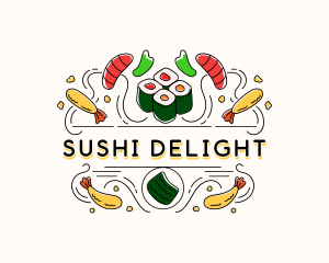 Sushi - Oriental Sushi Restaurant logo design