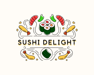 Oriental Sushi Restaurant logo design