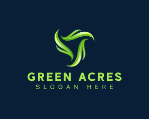 Natural Leaf Lawn logo design