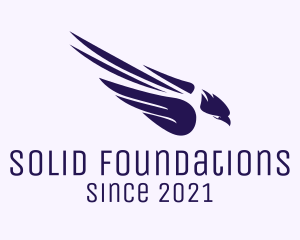 Animal Conservation - Violet Flying Eagle logo design
