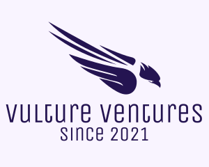 Violet Flying Eagle logo design