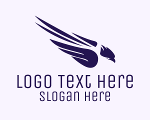 Violet Flying Eagle Logo