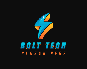 Power Electrical Bolt logo design