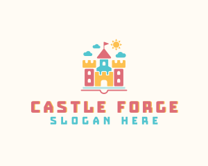 Castle Learning Book logo design