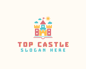 Castle Learning Book logo design