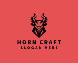 Horn - Wild Bull Horn logo design