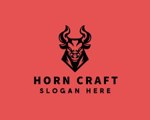 Horn - Wild Bull Horn logo design