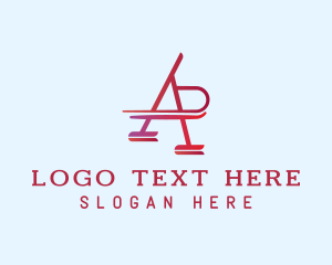 Generic Swoosh Letter A Logo