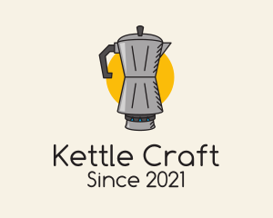 Kettle - Coffee Carafe Percolator logo design