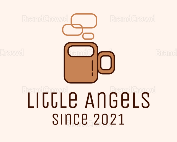 Brown Coffee Mug Logo