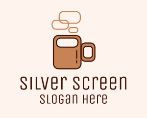 Brown Coffee Mug  Logo