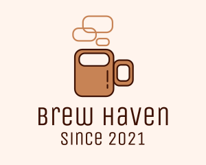 Brown Coffee Mug  logo design