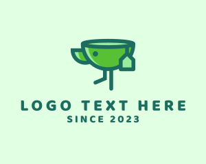 Organic - Bird Tea Mug logo design