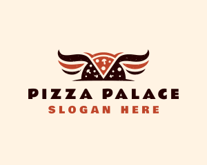 Pizza - Hipster Pizza Wings logo design