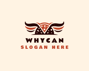 Snack - Hipster Pizza Wings logo design