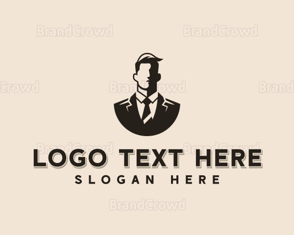 Suit Tailoring Gentleman Logo