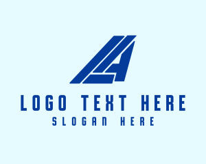 Los Angeles - Modern Logistics Company logo design