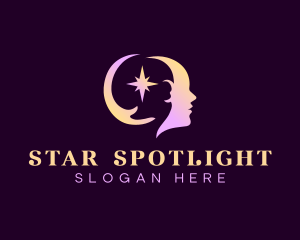 Human Hand Star Wellness logo design