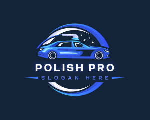 Polish - Car Polisher Restoration logo design