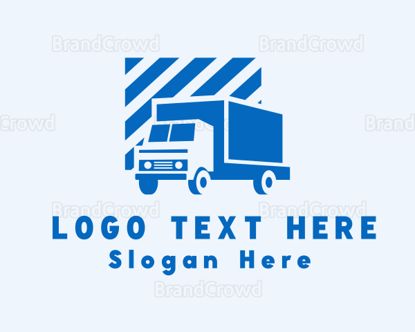 Delivery Truck Transportation Logo