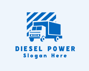 Diesel - Delivery Truck Transportation logo design