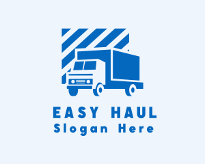 Delivery Truck Transportation logo design