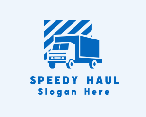 Delivery Truck Transportation logo design