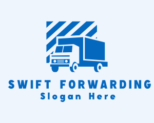 Delivery Truck Transportation logo design