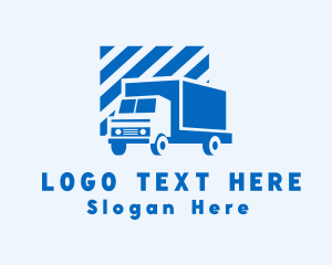 Delivery Truck Transportation Logo