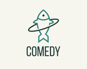 Green Fish Orbit Logo