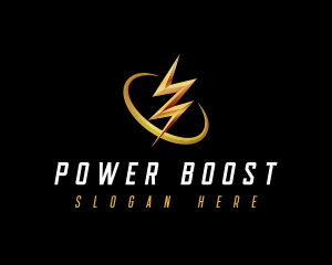 Charger - Lightning Electric Bolt logo design