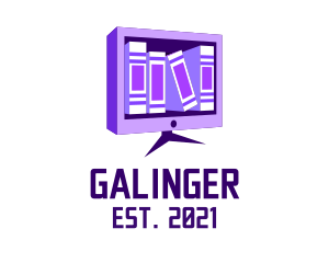 Reading - Library Computer Education logo design