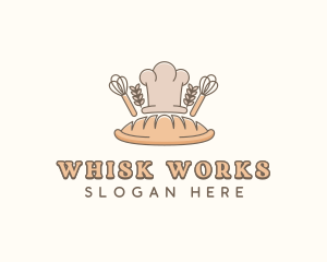 Whisk Bread Caterer logo design