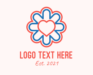 Healthcare - Medical Floral Heart logo design