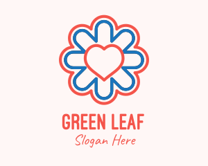 Medical Floral Heart Logo