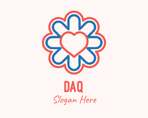 Medical Floral Heart Logo