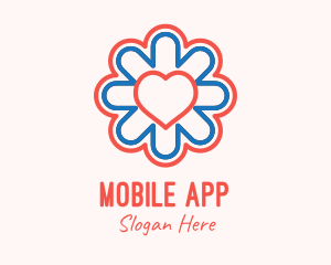 Medical Floral Heart Logo