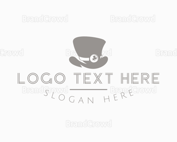 Fancy Leprechaun Hat Logo