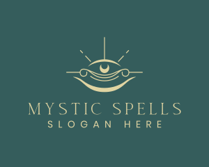 Witchcraft - Spiritual Astral Eye logo design