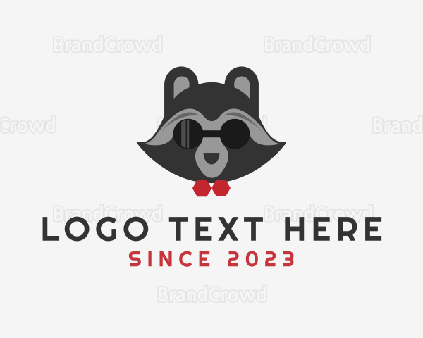 Fashion Raccoon Shades Logo