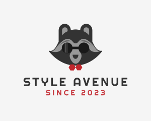 Fashion - Fashion Raccoon Shades logo design