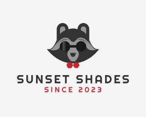 Shades - Fashion Raccoon Shades logo design