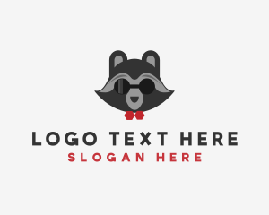 Fashion - Fashion Raccoon Shades logo design